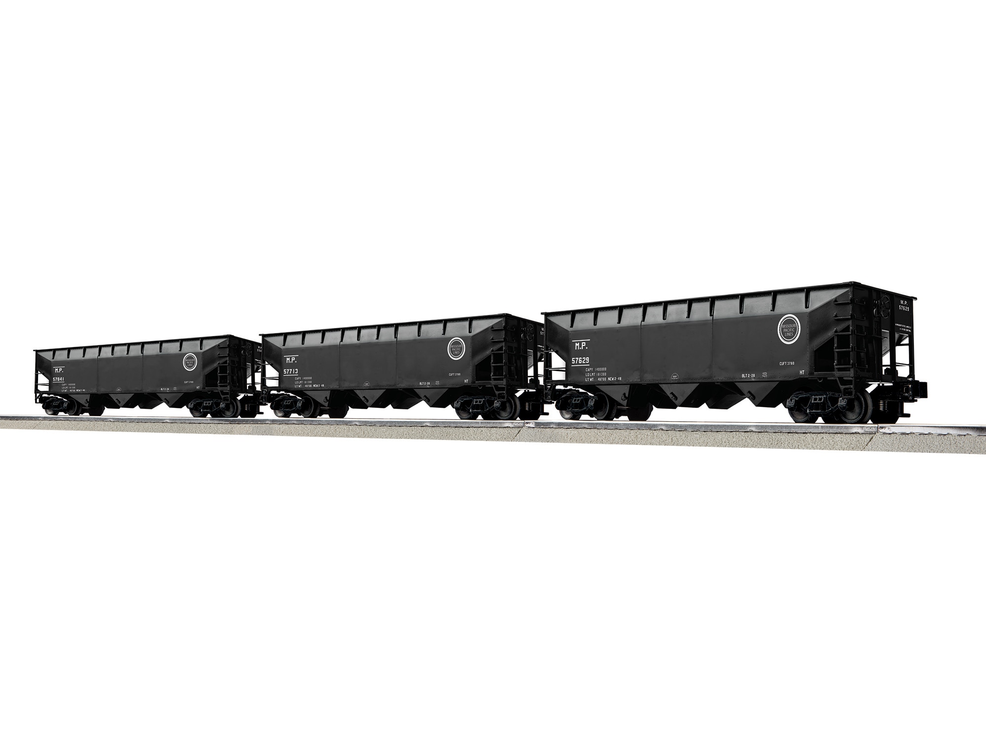 Missouri Pacific 3 Bay AAR Hopper 3 Pack B